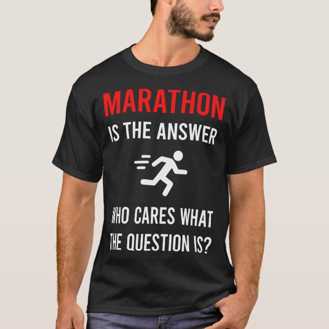 Svarsmaraton T Shirt (Framsida)