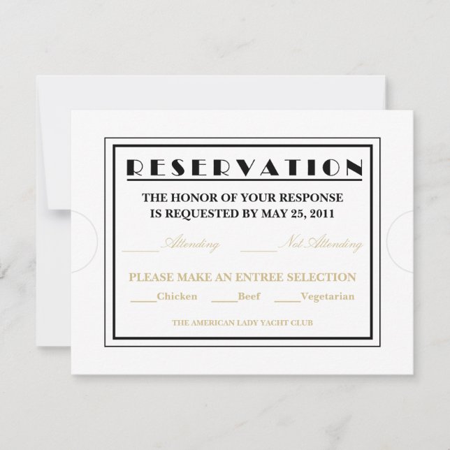 Svarsmeddelanden från Biljett om inträde Inbjudningar (Framsida)