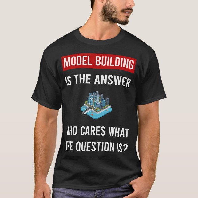 Svarsmodellens Byggnad T Shirt (Framsida)
