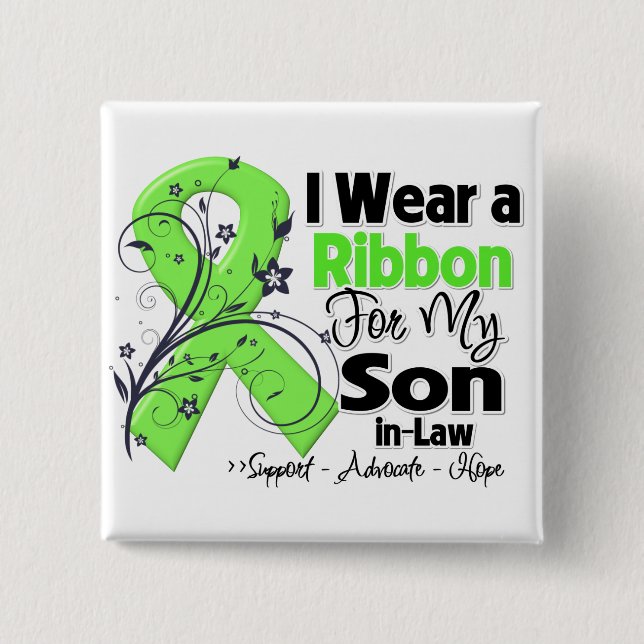 svärson - Lymphoma Ribbon Knapp (Framsida)
