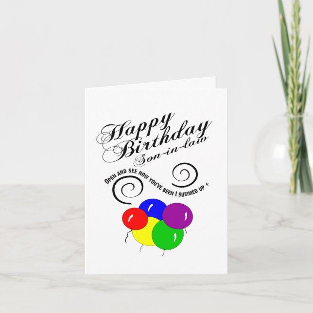 svärson summerar kort (Framsida)