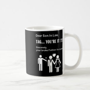 Svärson Tag Youre It Svärfar Brudens Pappa Kaffemugg