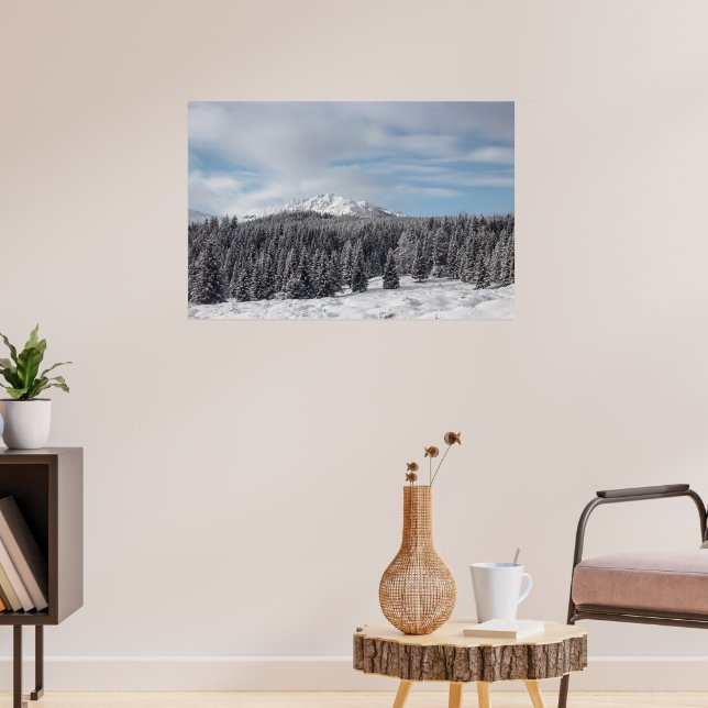 Svårstött vinterlandskap poster (Vardagsrum 3)