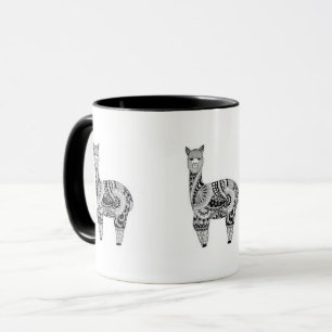 Svart 11 uns Combo Alpacamugg Mugg