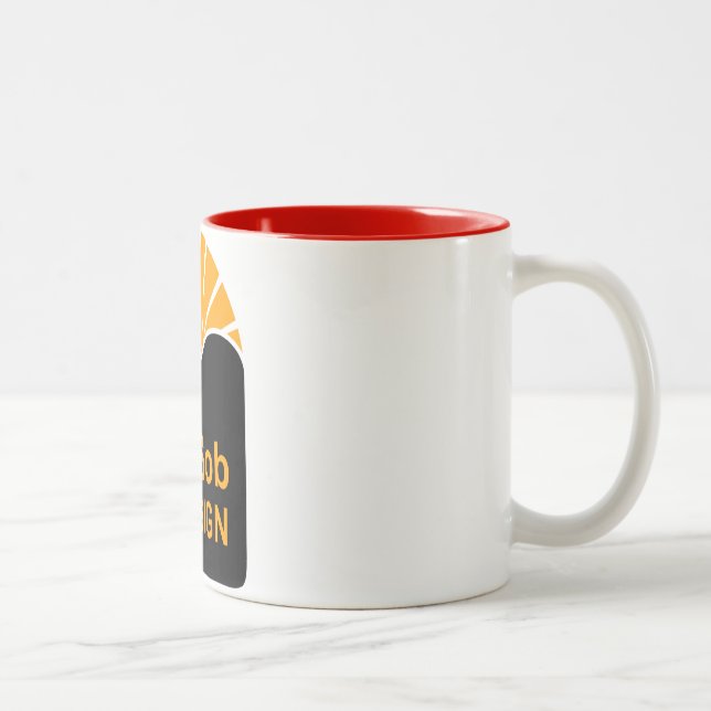 Svart 15 oz 2-ton Mugg (Höger)