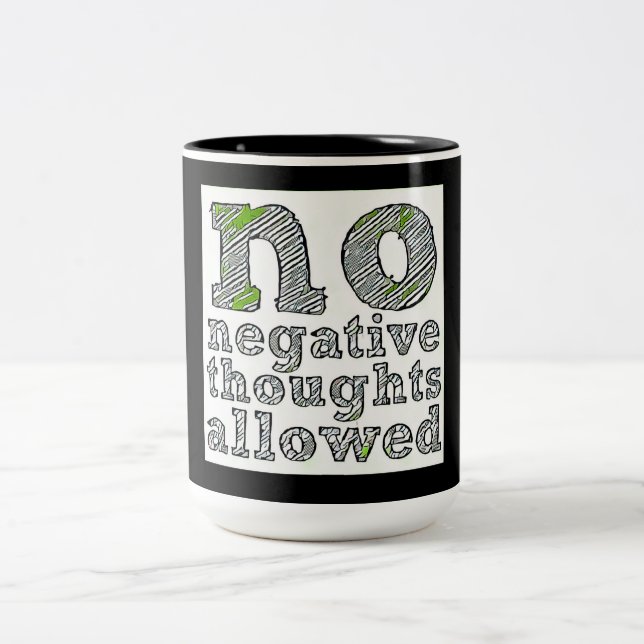 Svart 15 oz 2-ton Mugg (Center)