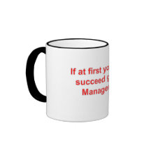 Svart 325 ml Ringermugg