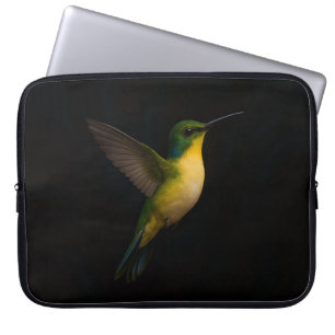Svart 4 Luxe datorslida, flygande fågel Laptop Fodral