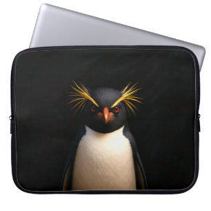Svart 4 Luxe datorslida, Rockhopper Pingvin Laptop Fodral