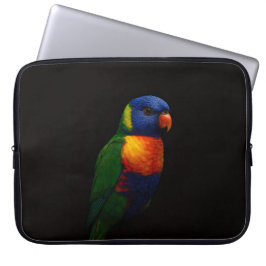 Svart 4 Luxe fodral för bärbar dator, Lorikeet Reg