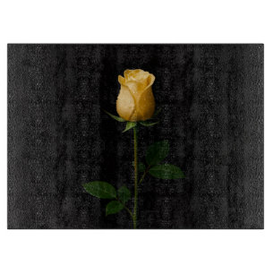 Svart 4 Luxe Glas bräda Solbelyst Gul Rosa