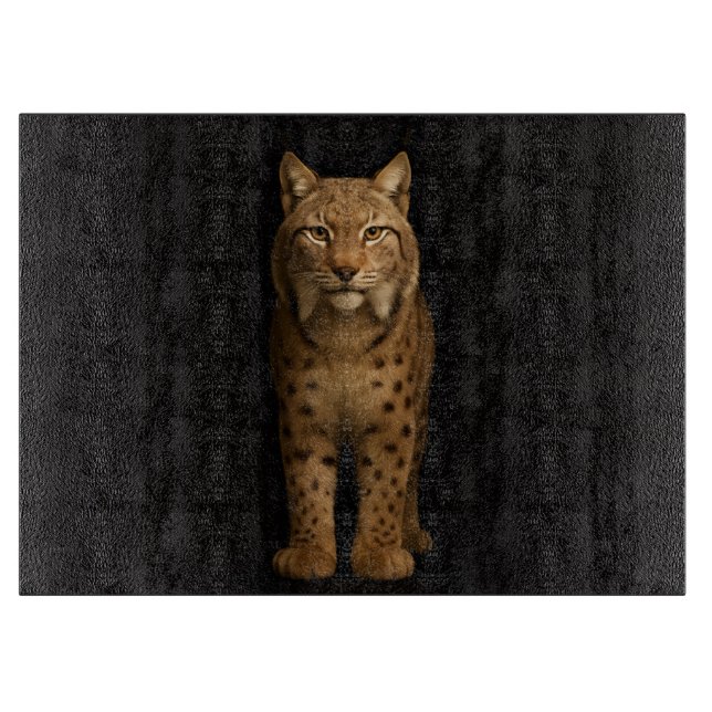 Svart 4 Luxe Glasbräda Silent Lynx (Framsidan)
