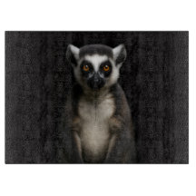 Svart 4 Luxe Glasbräda Sköna Lemur
