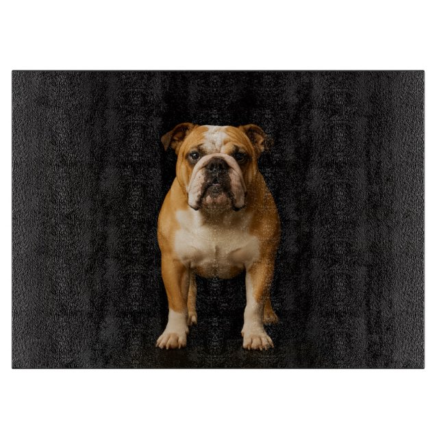 Svart 4 Luxe Glasbräda Stamina Bulldog (Framsidan)