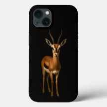 Svart 4 Luxe iPhone 13, Elegant Gazella