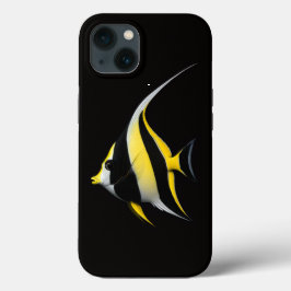 Svart 4 Luxe iPhone 13-fodral, Moorish Idol