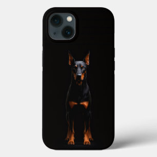 Svart 4 Luxe iPhone 13, Guardian Doberman