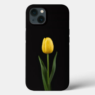 Svart 4 Luxe iPhone 13, Guld Tulpan