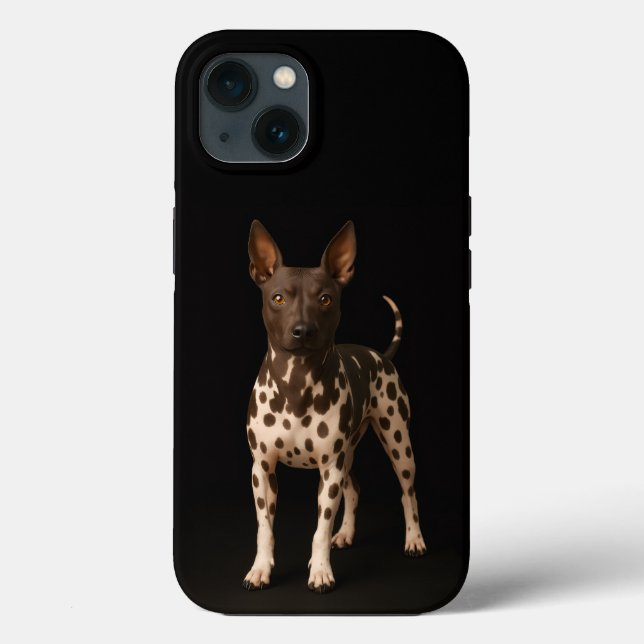 Svart 4 Luxe iPhone 13, Hårfri Terrier (Baksida)