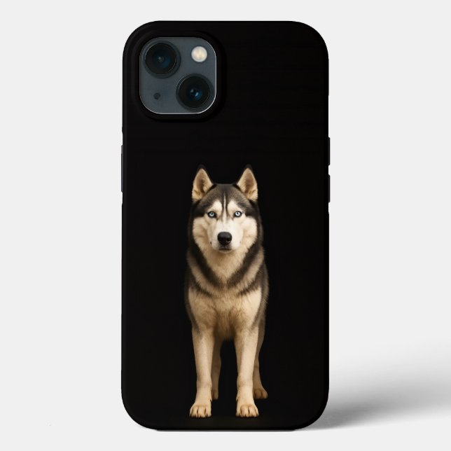Svart 4 Luxe iPhone 13, Icy Elite Husky (Baksida)