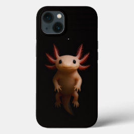Svart 4 Luxe iPhone 13, Mexikansk Axolotl