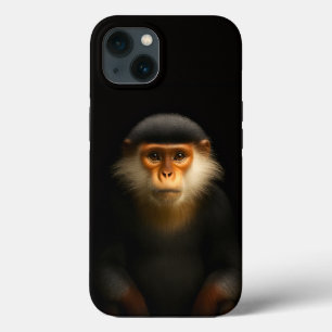 Svart 4 Luxe iPhone 13, Röd Douc Langur
