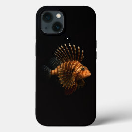Svart 4 Luxe iPhone 13, Röd Lejonfisk