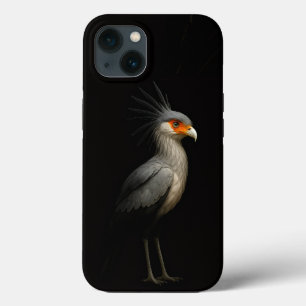 Svart 4 Luxe iPhone 13, Sekretärsfågel