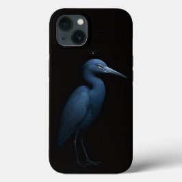 Svart 4 Luxe iPhone 13, Sibirisk blåhäger