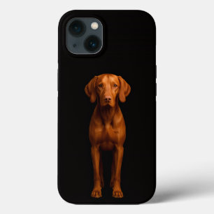 Svart 4 Luxe iPhone 13, Smidig Vizsla Hund