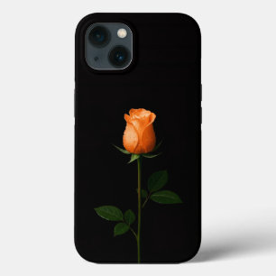 Svart 4 Luxe iPhone 13, Solnedgång Orange Ros
