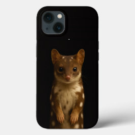 Svart 4 Luxe iPhone 13, Söt Quoll
