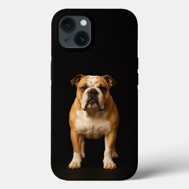 Svart 4 Luxe iPhone 13, Stamina Bulldog (Baksida)
