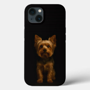 Svart 4 Luxe iPhone 13, Yorkshire Terrier