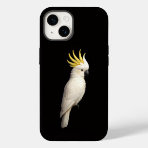 Svart 4 Luxe iPhone 14 Case-Mate, Crested Cockatoo