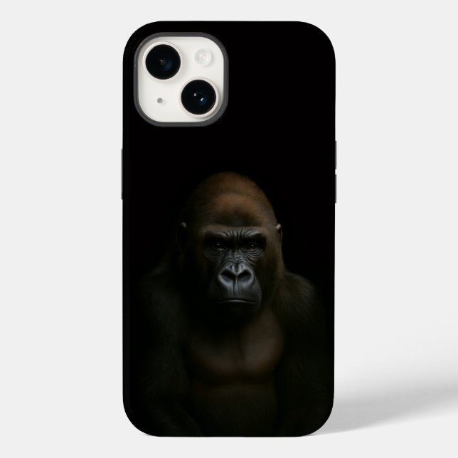 Svart 4 Luxe iPhone 14 Case-Mate, Gorilla (Baksida)
