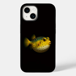 Svart 4 Luxe iPhone 14 Case-Mate, Putterfisk
