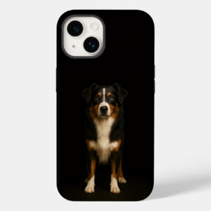 Svart 4 Luxe iPhone 14 Mate, Aussie Shepherd