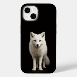 Svart 4 Luxe iPhone 14 Mate, Elfenbensfärgad Fjäll