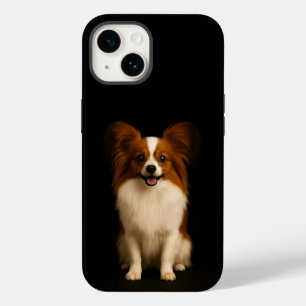 Svart 4 Luxe iPhone 14 Mate, Förfinad Papillon