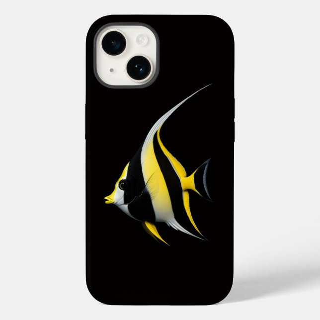 Svart 4 Luxe iPhone 14 Mate, Moorish Idol (Baksida)