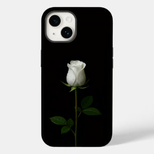 Svart 4 Luxe iPhone 14 Mate, Ren vit ros
