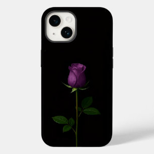 Svart 4 Luxe iPhone 14 Mate, Royal Violet Rose