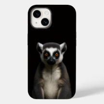Svart 4 Luxe iPhone 14 Mate, Skonsam Lemur