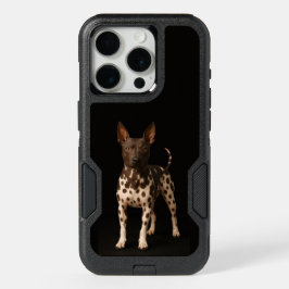 Svart 4 Luxe iPhone 15 Pro, Hårfri Terrier Hund