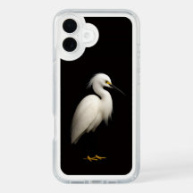 Svart 4 Luxe iPhone 16 Plus, Snowy Egret