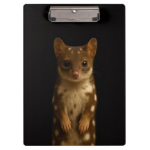 Svart 4 Luxe-klippbräda, söt quoll
