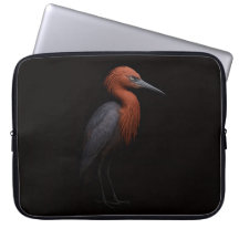 Svart 4 Luxe Laptopfodral, Reddish Egret