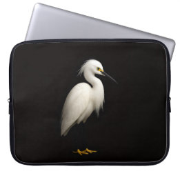 Svart 4 Luxe laptopsleeve, Elegant Snöhäger Laptop Fodral