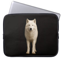 Svart 4 Luxe laptopsleeve, Elfenbensfärgad Arktisk